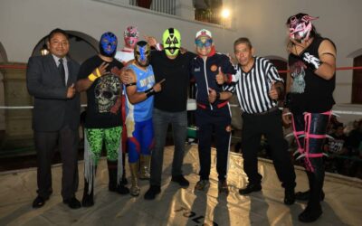 Oaxaca de Juárez celebra el Día Nacional de la Lucha Libre con función en el Palacio Municipal