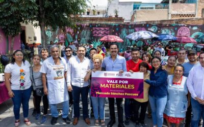 Ray Chagoya fortalece el trabajo comunitario en mercados de Oaxaca de Juárez