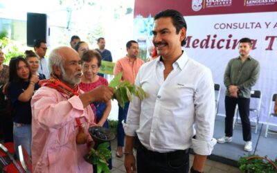 Ray Chagoya inauguró jornada de consulta y atención de medicina tradicional