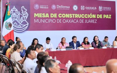 Ray Chagoya instala Primera Mesa de Construcción de Paz para fortalecer la seguridad en Oaxaca de Juárez
