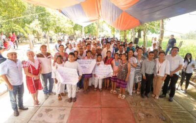 Senador Nino Morales acompaña acciones de vivienda y conectividad en la Costa oaxaqueña
