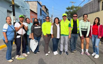 Tequio Vecinal mejora espacios públicos en la colonia Postal