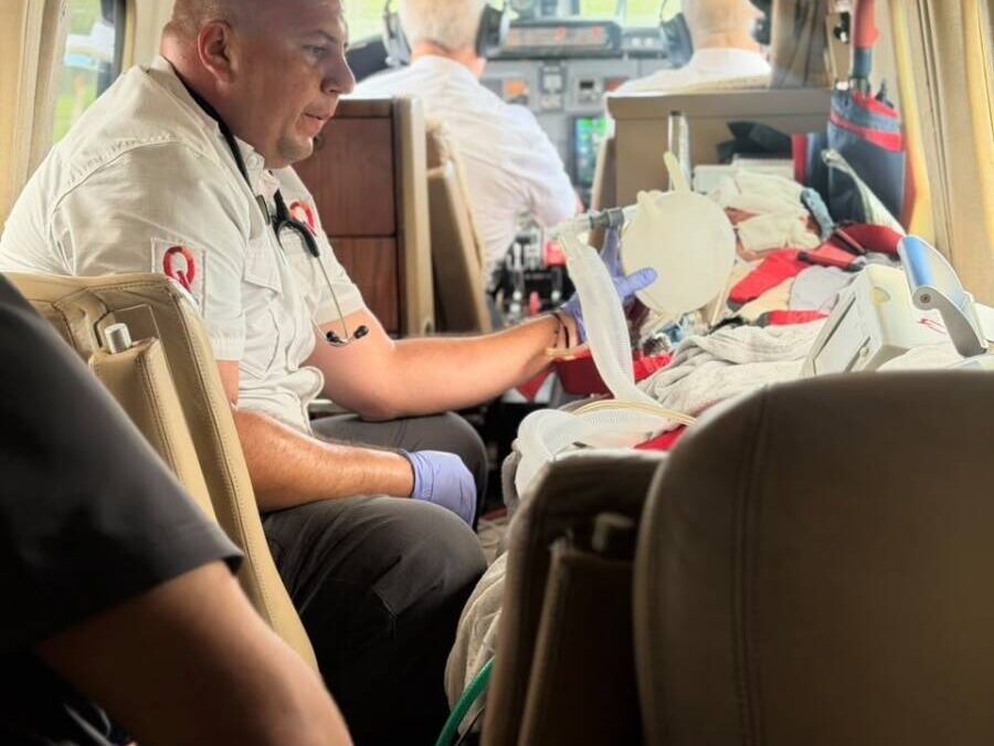 Aeronave del Gobierno de Oaxaca lleva a Kevin, de 7 años, a Texas por quemaduras