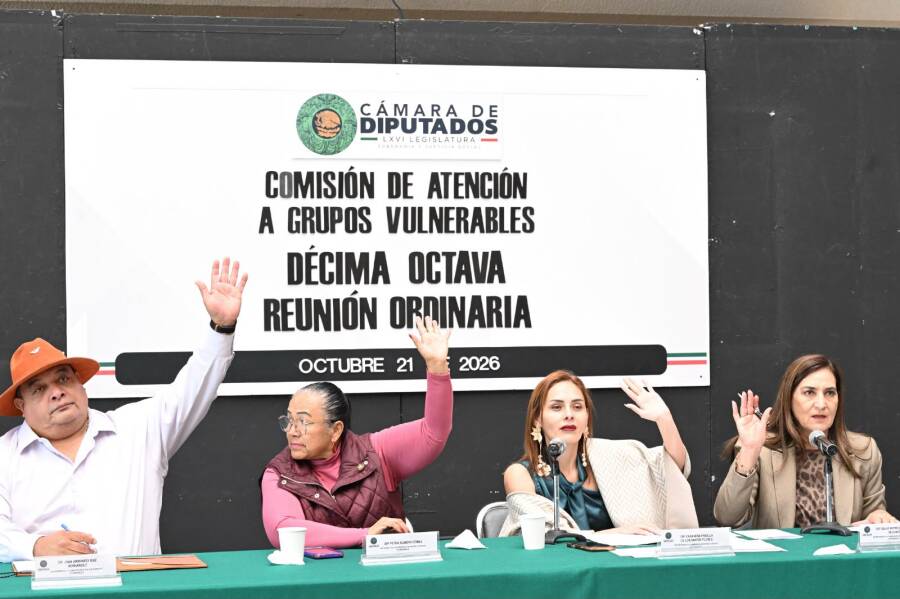 Aprueba comisión opinión positiva al PPEF 2027 que prevé 791 mil 471 millones de pesos para atender a grupos vulnerables