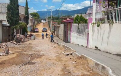 Ayuntamiento de Oaxaca de Juárez impulsa obras estratégicas en Pueblo Nuevo