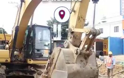 Ceabien reporta avance del 55% en obras del sistema de drenaje y del colector pluvial en av. El Rosario