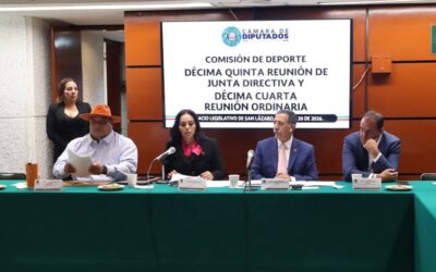Comisión de Deporte aprueba dictámenes sobre corrupción, prevención de violencia y detección de talentos deportivos.