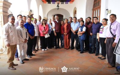 Desde la AALMAC, Ray Chagoya fortalece la coordinación con presidentes municipales de Oaxaca