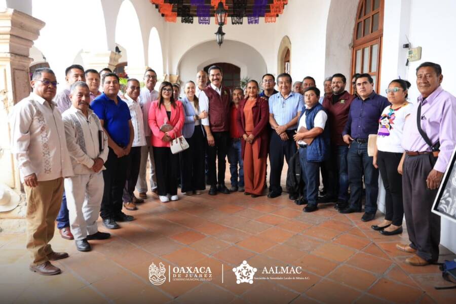 Desde la AALMAC, Ray Chagoya fortalece la coordinación con presidentes municipales de Oaxaca