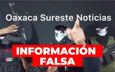 Detecta Fiscalía de Oaxaca falsedad de video con supuestas amenazas; usan mismo material en diversas entidades