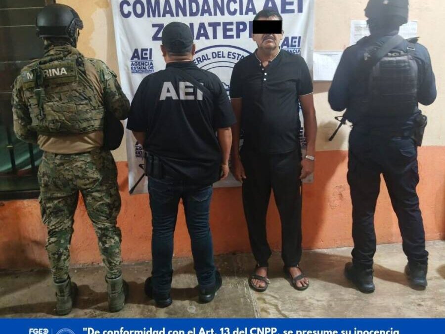 Detiene FGEO a probable responsable de violación tumultuaria ocurrida en la región del Istmo
