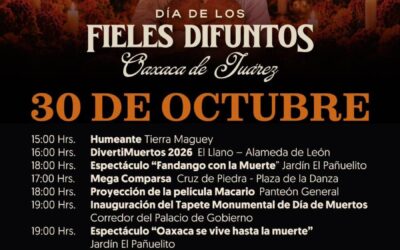 El Gobierno municipal de Oaxaca invita a disfrutar de las actividades culturales de Fieles Difuntos 2026
