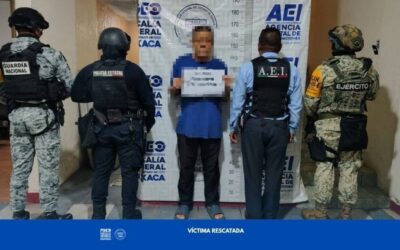 FGEO rescata a víctima de presunta privación ilegal de la libertad en centro de rehabilitación de Etla.