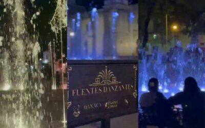 Fuentes danzantes de El Llano vuelven a operar con sistemas renovados