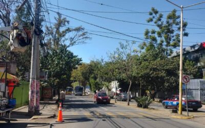 Gobierno Municipal atiende reporte ciudadano y rehabilita luminarias en el boulevard Eduardo Vasconcelos