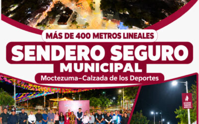 Inauguran en Xoxocotlán el sendero seguro municipal