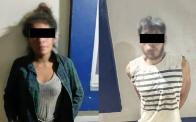Policía Municipal de Oaxaca de Juárez detiene a pareja por presunto robo de cable