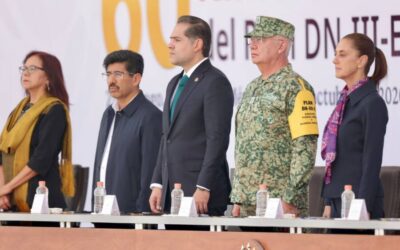 Raúl Bolaños-Cacho reconoce auxilio y protección de las Fuerzas Armadas al pueblo de México con el plan DN-III-E
