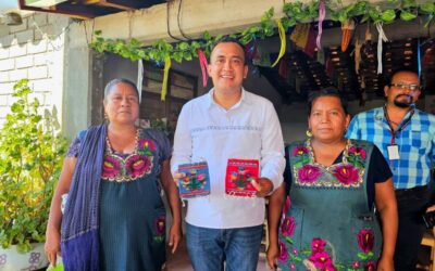 Senador Nino Morales reconoce a quienes bordan y tejen la historia de Oaxaca