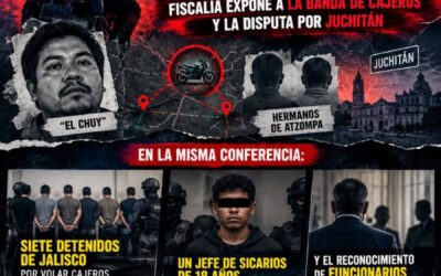 Una moto liga el crimen de “El Chuy” con el de los hermanos de Atzompa; Fiscalía expone a la banda de cajeros y la disputa por Juchitán